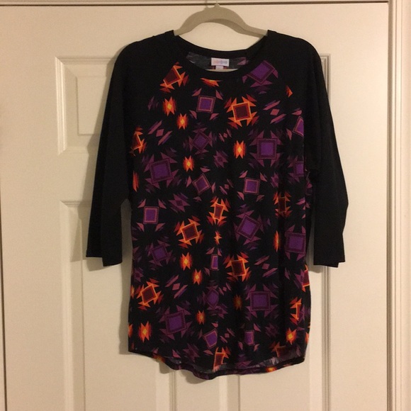 LuLaRoe Tops - LulaRoe Randy Baseball T 3/4 Sleeve